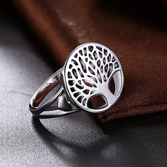 NEW STERLING SILVER TREE OF LIFE RING - Picture 2 of 6